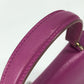 CELINE Mini Vintage Leather Handbag, Women's, Purple