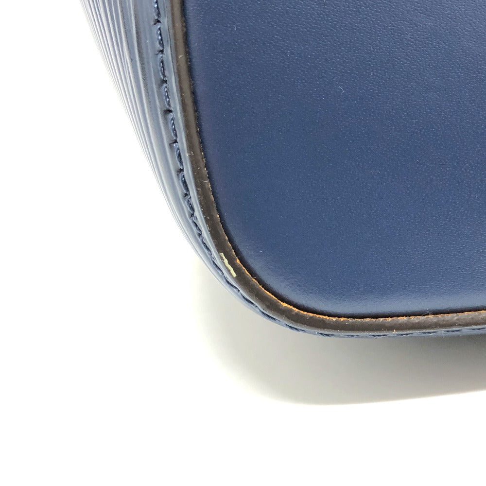 LOUIS VUITTON M53610 エピ ネオノエ バイカラーバッグ 肩掛け ハンドバッグ ショルダーバッグ エピレザー レディース アンディゴ/サフラン ネイビー