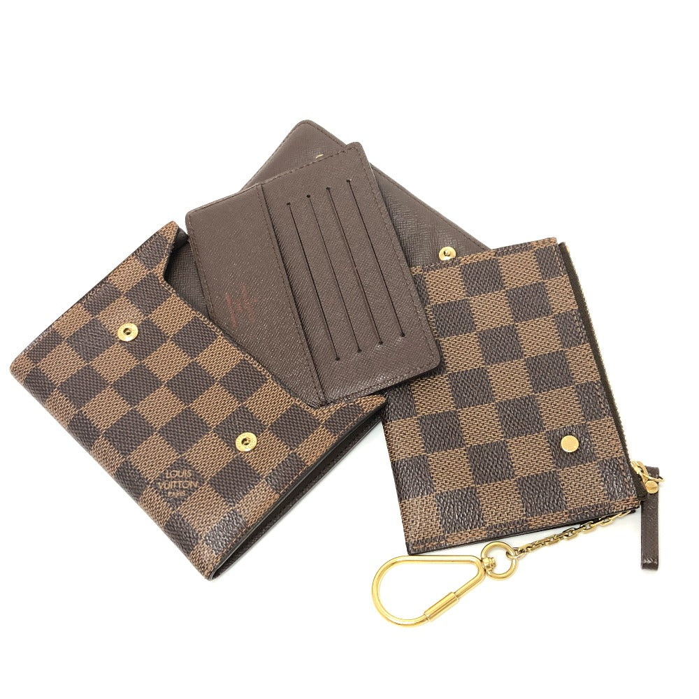 LOUIS VUITTON N63092 ダミエ ポルトフォイユ コンパクト モデュラブル ウォレット カードケース 財布 ウォレット 2つ折り財布 ダミエキャンバス レディース - brandshop-reference