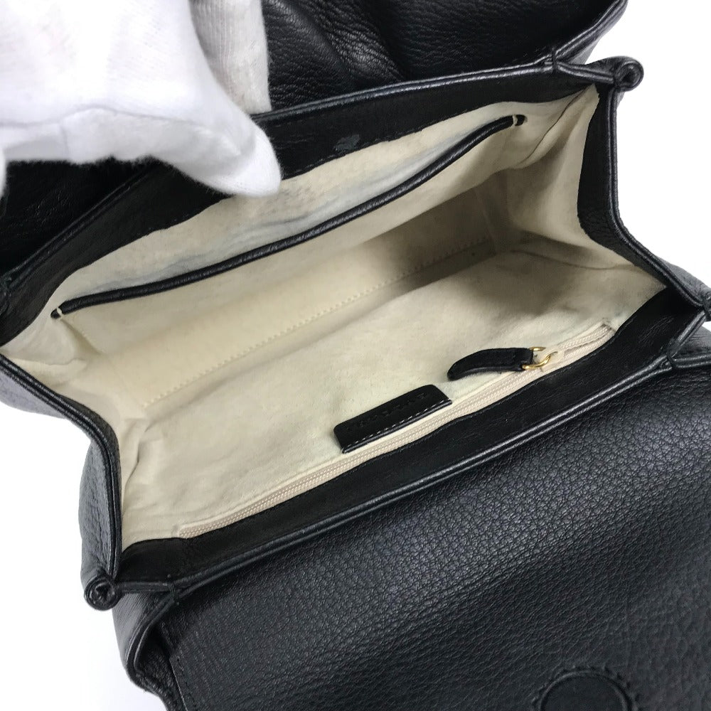 BVLGARI BVLGARI BVLGARI Handbag Bag Tote Bag Leather Women's Black