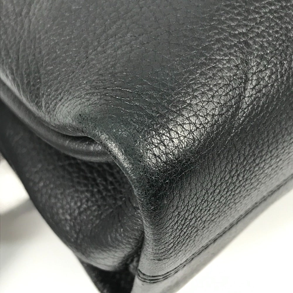 BVLGARI BVLGARI BVLGARI Handbag Bag Tote Bag Leather Women's Black