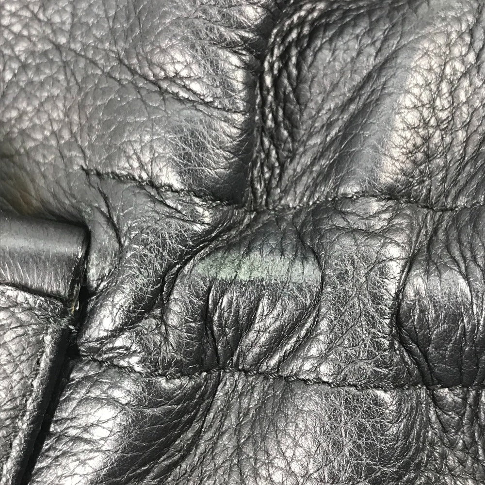 BVLGARI BVLGARI BVLGARI Handbag Bag Tote Bag Leather Women's Black
