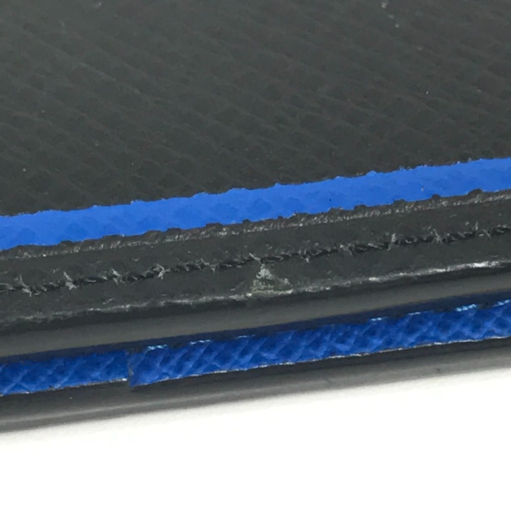 LOUIS VUITTON M63329 タイガ オーガナイザー ドゥ ポッシュ 名刺入れ パスケース 2つ折り カードケース タイガレザー ユニセックス ブラック