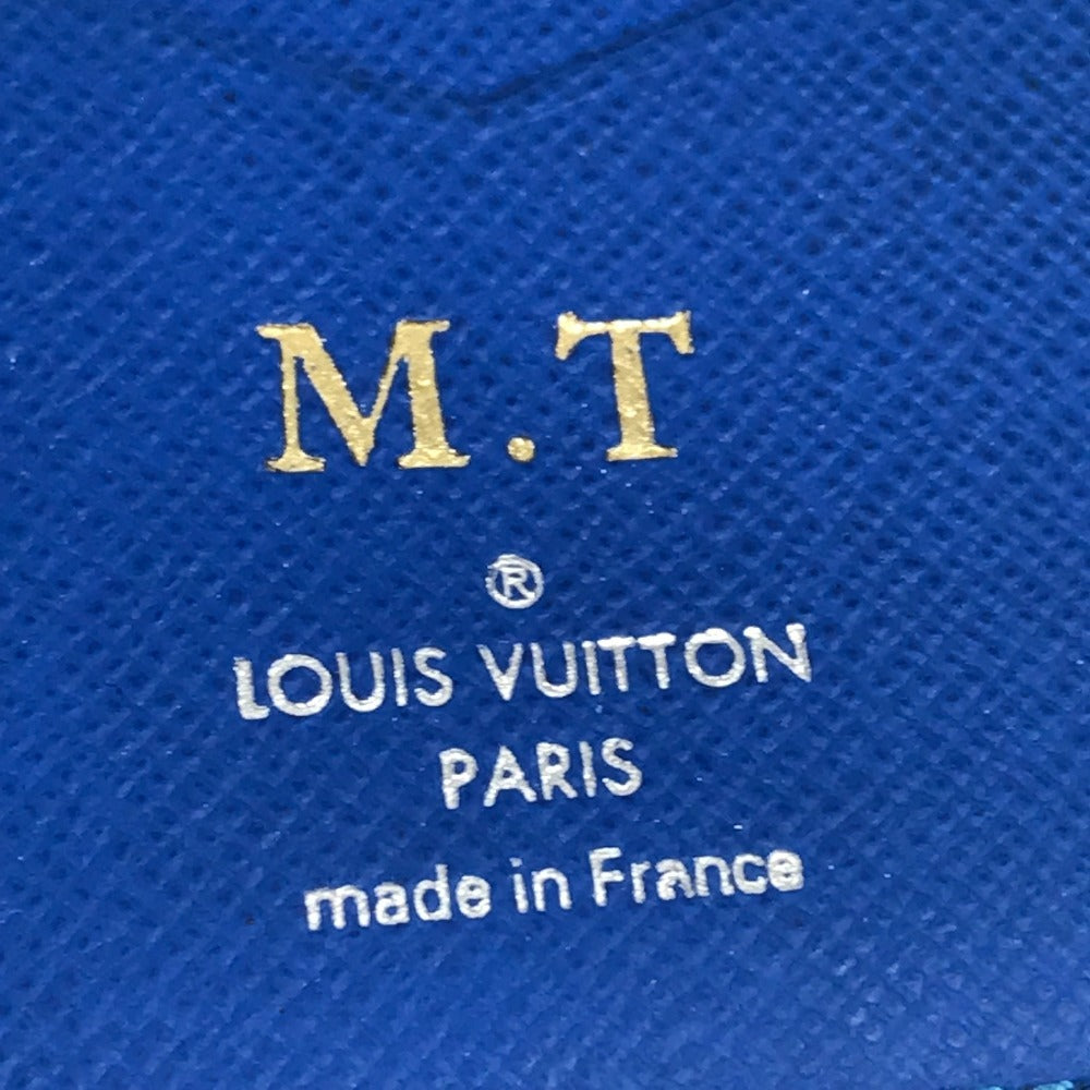 LOUIS VUITTON M63329 タイガ オーガナイザー ドゥ ポッシュ 名刺入れ パスケース 2つ折り カードケース タイガレザー ユニセックス ブラック