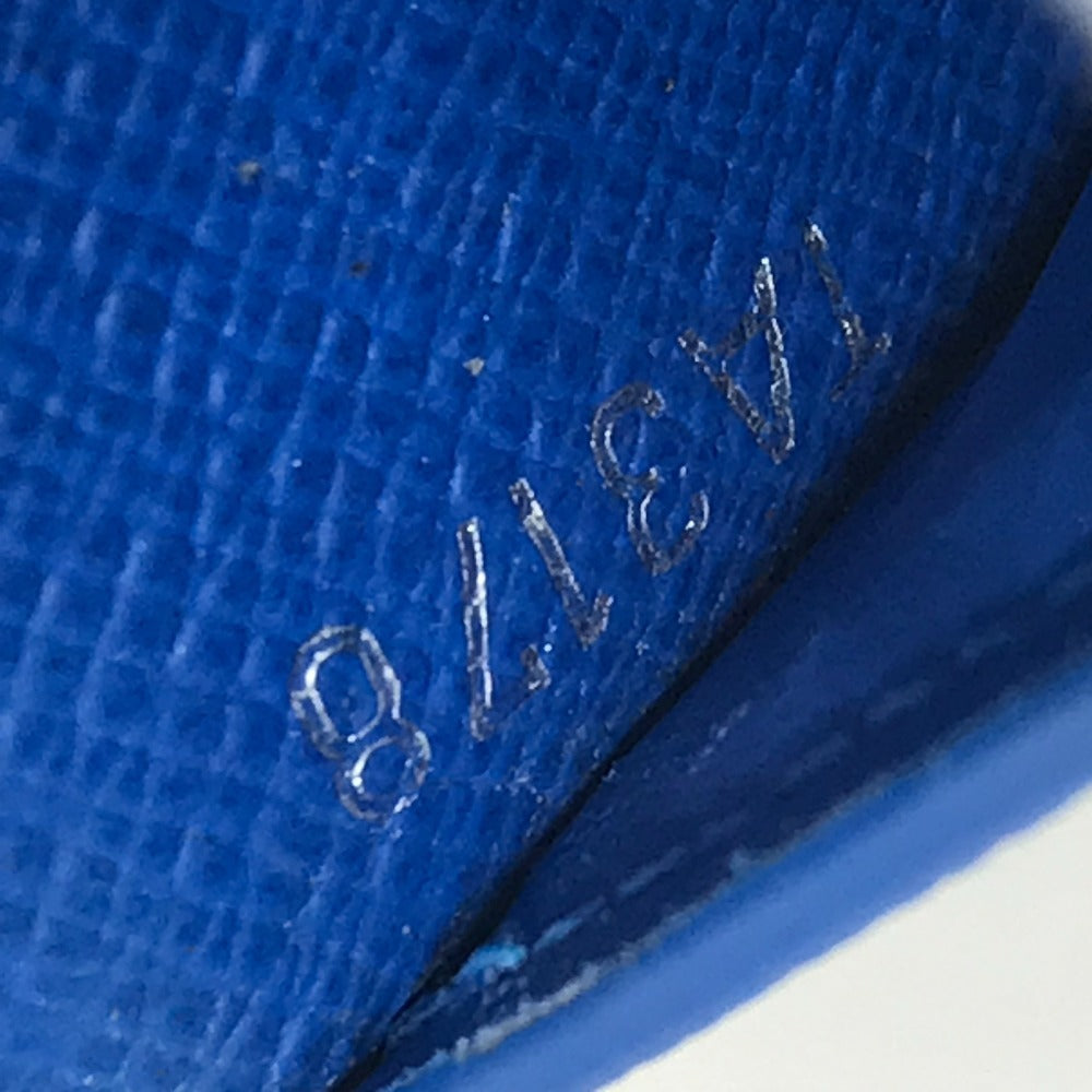 LOUIS VUITTON M63329 タイガ オーガナイザー ドゥ ポッシュ 名刺入れ パスケース 2つ折り カードケース タイガレザー ユニセックス ブラック