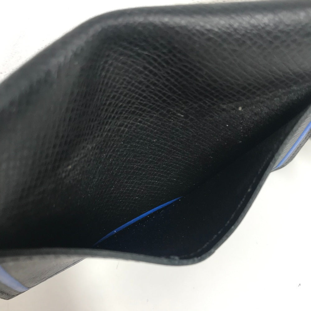 LOUIS VUITTON M63329 タイガ オーガナイザー ドゥ ポッシュ 名刺入れ パスケース 2つ折り カードケース タイガレザー ユニセックス ブラック