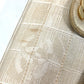 CHANEL Coco Mark CC Chocobar Double Chain Crossbody Shoulder Bag Canvas Women's Beige