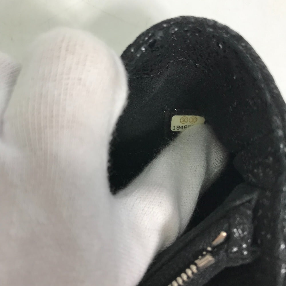CHANEL ココマーク CC コインケース ポーチ レザー レディース ブラック