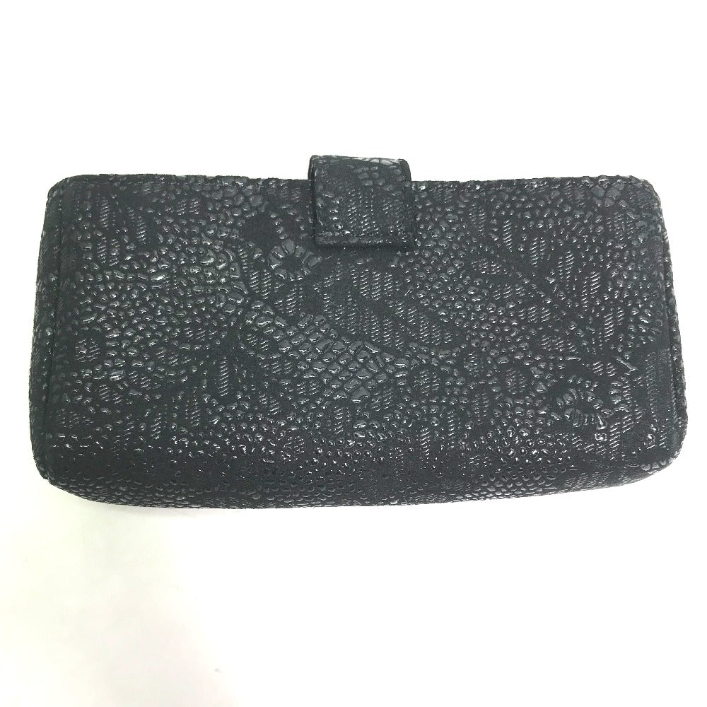 CHANEL ココマーク CC コインケース ポーチ レザー レディース ブラック
