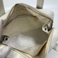 CHANEL CC Coco Mark Wild Stitch Vintage Mini Boston Bag Shoulder Bag Handbag Leather Women's White