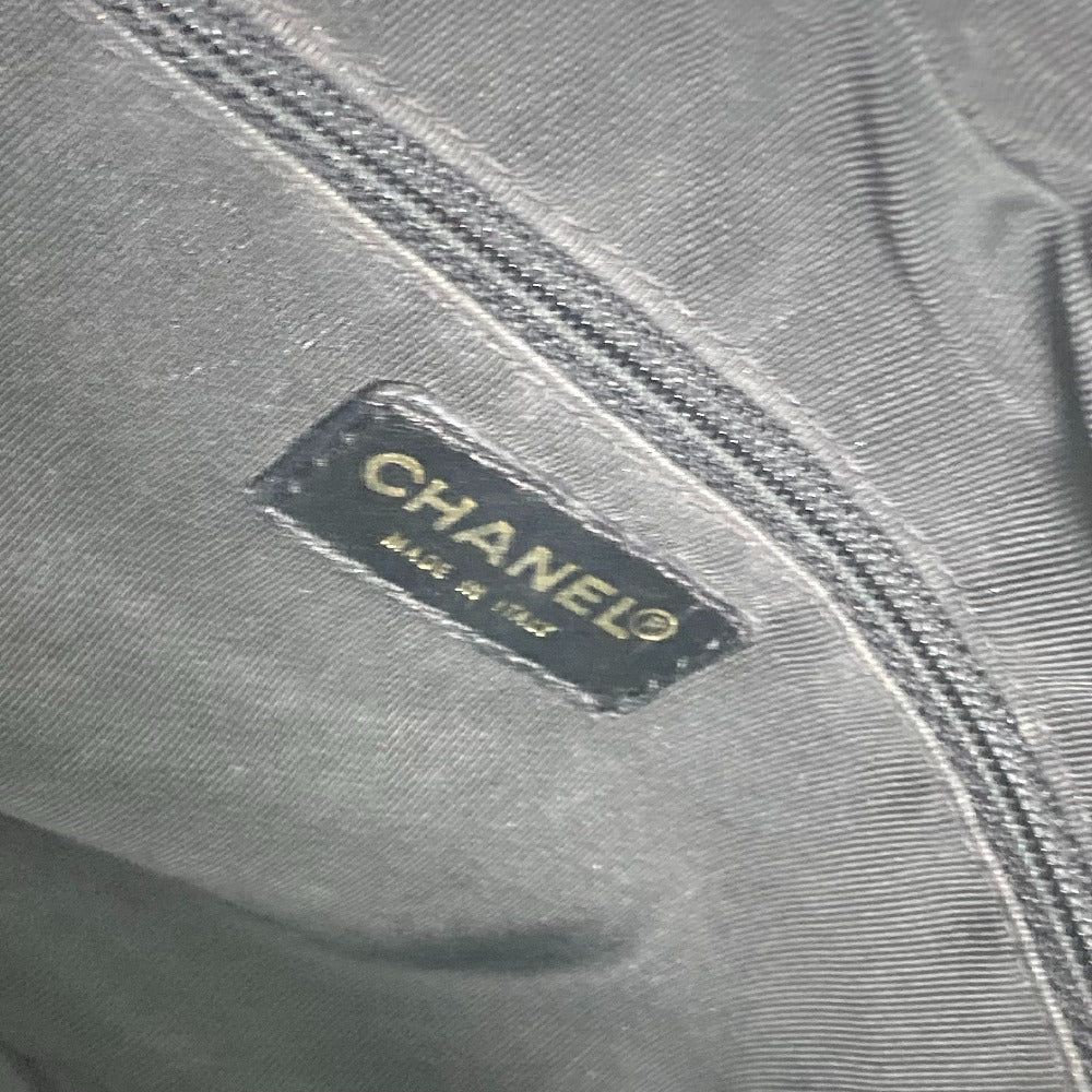 CHANEL CC ココマーク マトラッセ キルティング Wチェーン トートバッグ カバン ショルダーバッグ キャビアスキン レディース ブラック - brandshop-reference