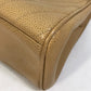 CHANEL Chevron V-Stitch Vintage Tote Bag, Caviar Leather, Beige
