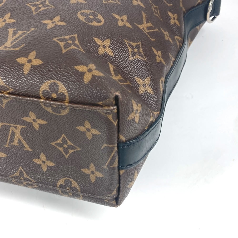 LOUIS VUITTON M40388 MonogramMacassar Kitan Business Bag Hand Bag Tote Bag MonogramMacassarCanvas Brown/Black Used