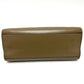 GUCCI 470271 Bamboo Faux Pearl Leather Handbag, Brown, Women's