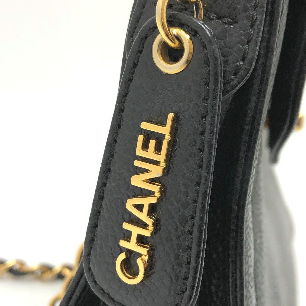 CHANEL ヴィンテージ ココマーク CC チェーンバッグ カバン トートバッグ 肩掛け ショルダーバッグ キャビアスキン レディース - brandshop-reference