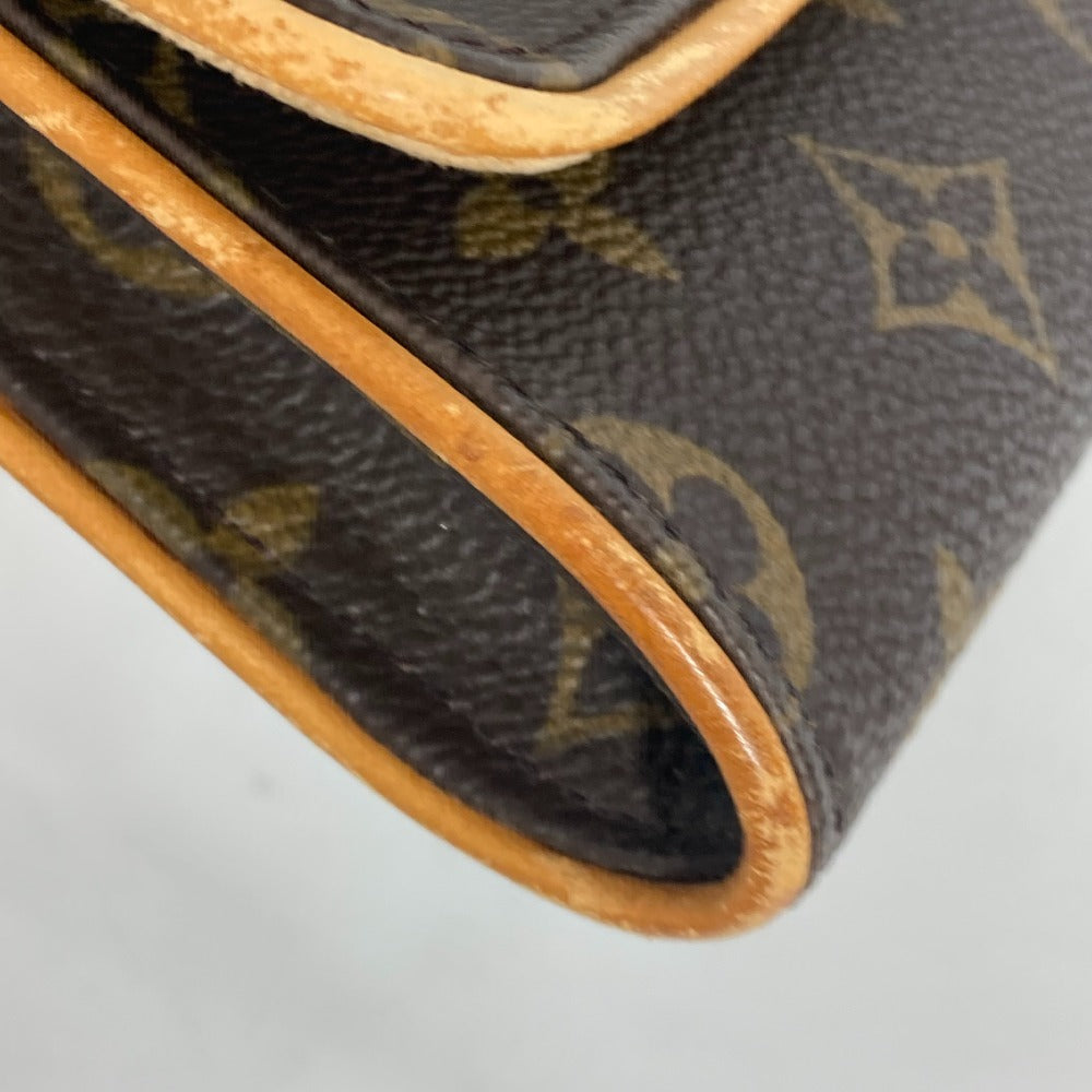 LOUIS VUITTON M51852 モノグラム ポシェットツインGM 2WAYバッグ クラッチバッグ 斜め掛け カバン ショルダーバッグ モノグラムキャンバス レディース ブラウン