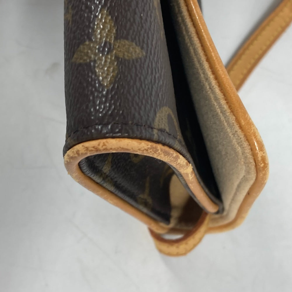 LOUIS VUITTON M51852 モノグラム ポシェットツインGM 2WAYバッグ クラッチバッグ 斜め掛け カバン ショルダーバッグ モノグラムキャンバス レディース ブラウン