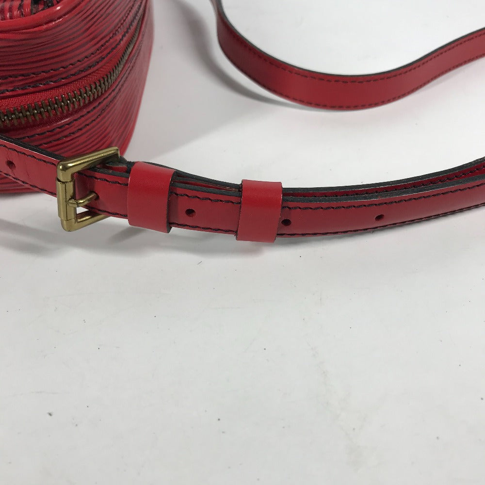 LOUIS VUITTON M52157 エピ ジョヌフィーユ 斜め掛け ポシェット カバン ショルダーバッグ エピレザー レディース カスティリアンレッド レッド