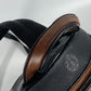 Berluti Logo Crossbody Shoulder Bag in PVC/Leather, Men's, Black