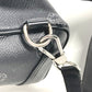 Berluti Logo Crossbody Shoulder Bag in PVC/Leather, Men's, Black