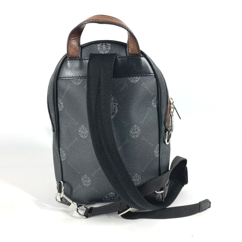 Berluti Logo Crossbody Shoulder Bag in PVC/Leather, Men's, Black