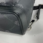 Berluti Logo Crossbody Shoulder Bag in PVC/Leather, Men's, Black