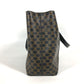 CELINE ヴィンテージ マカダム ロゴ カバン トートバッグ ハンドバッグ PVC/レザー レディース ブラック
