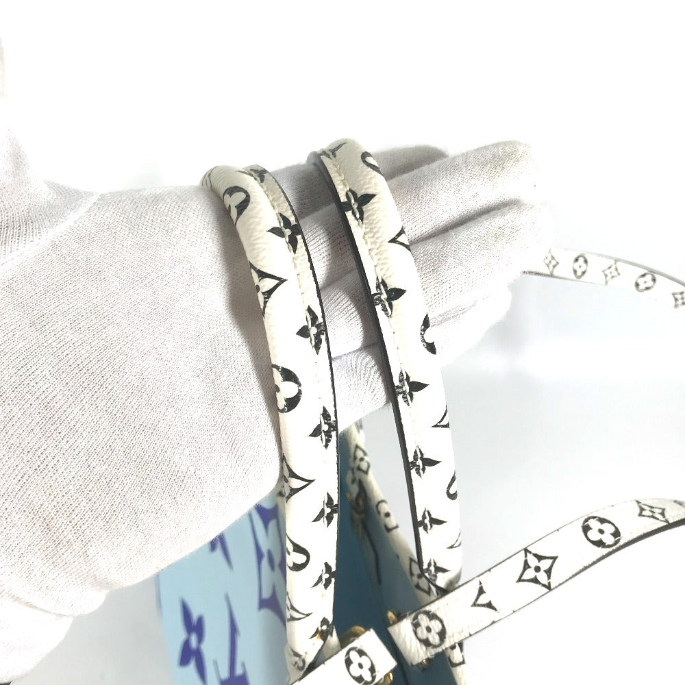 LOUIS VUITTON M44720 モノグラムジャイアント 沖縄限定 オンザゴーGM カバン トートバッグ 2WAYバッグ 肩掛け ショルダーバッグ モノグラムジャイアントキャンバス レディース ブルー - brandshop-reference