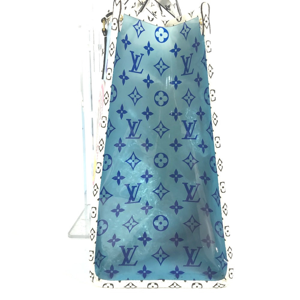 LOUIS VUITTON M44720 モノグラムジャイアント 沖縄限定 オンザゴーGM カバン トートバッグ 2WAYバッグ 肩掛け ショルダーバッグ モノグラムジャイアントキャンバス レディース ブルー - brandshop-reference