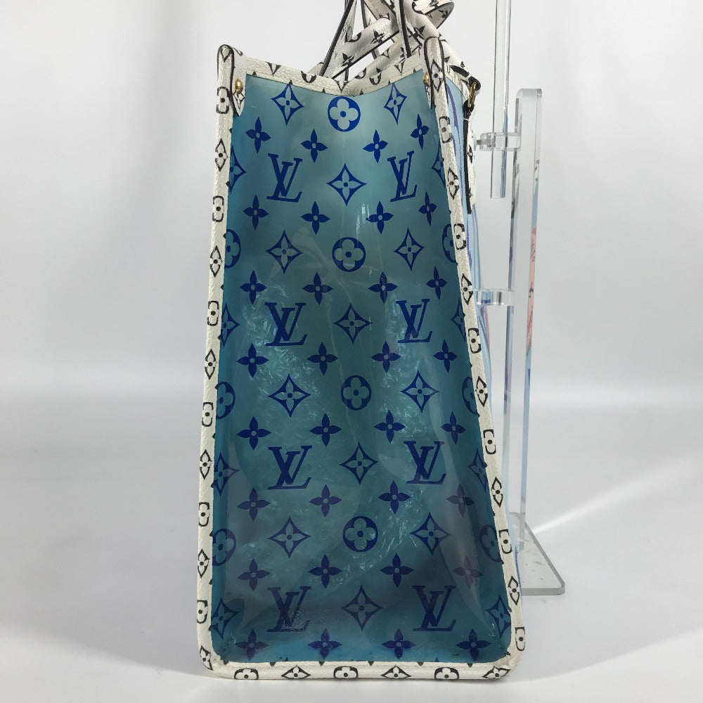 LOUIS VUITTON M44720 モノグラムジャイアント 沖縄限定 オンザゴーGM カバン トートバッグ 2WAYバッグ 肩掛け ショルダーバッグ モノグラムジャイアントキャンバス レディース ブルー - brandshop-reference