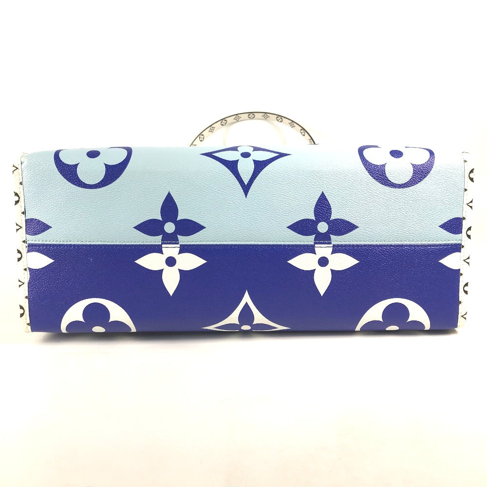 LOUIS VUITTON M44720 モノグラムジャイアント 沖縄限定 オンザゴーGM カバン トートバッグ 2WAYバッグ 肩掛け ショルダーバッグ モノグラムジャイアントキャンバス レディース ブルー - brandshop-reference