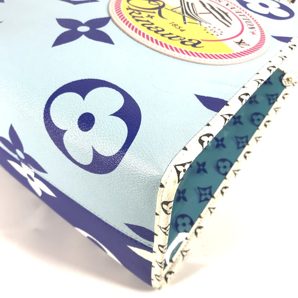 LOUIS VUITTON M44720 モノグラムジャイアント 沖縄限定 オンザゴーGM カバン トートバッグ 2WAYバッグ 肩掛け ショルダーバッグ モノグラムジャイアントキャンバス レディース ブルー - brandshop-reference