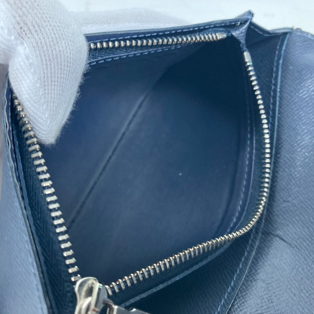 Louis Vuitton M30292 Taiga Portefeuille Brazza Long Wallet Bifold Long Wallet Taiga Lelaki Lelaki