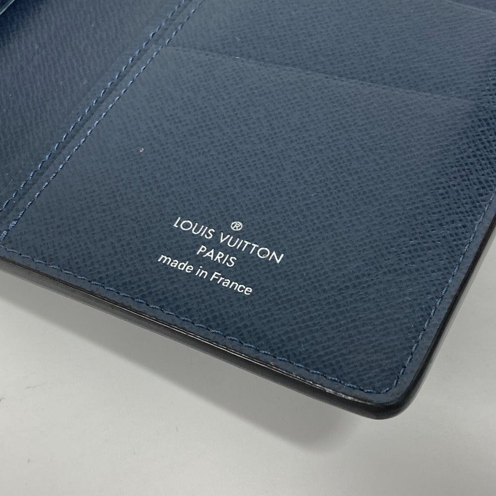 Louis Vuitton M30292 Taiga Portefeuille Brazza Long Wallet Bifold Long Wallet Taiga Lelaki Lelaki