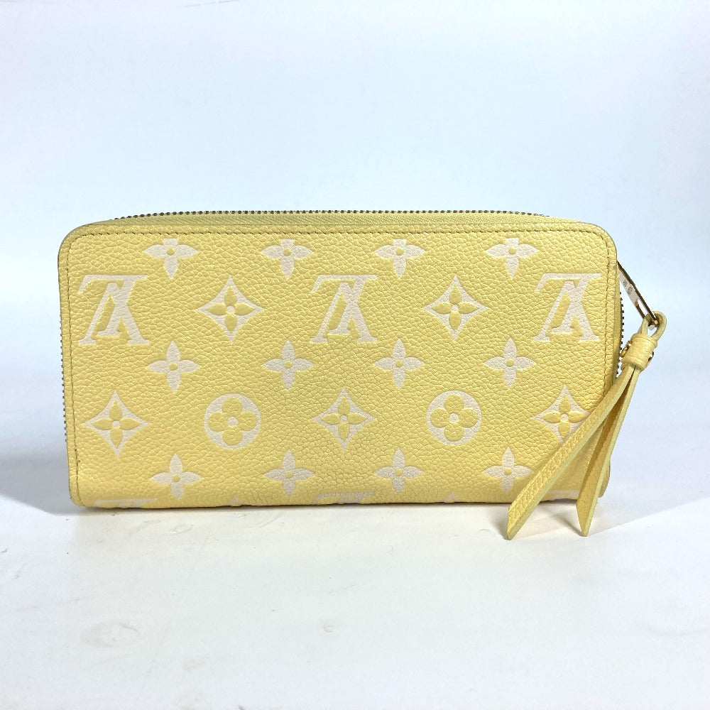 LOUIS VUITTON M81427 モノグラムアンプラント ジッピーウォレット ラウンドファスナー 長財布 モノグラムアンプラントレザー レディース ジョーヌ イエロー - brandshop-reference