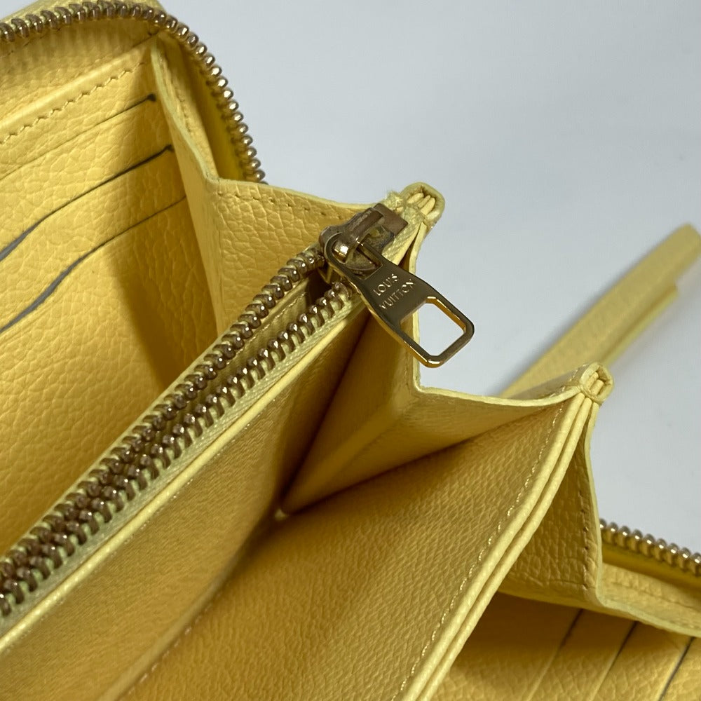 LOUIS VUITTON M81427 モノグラムアンプラント ジッピーウォレット ラウンドファスナー 長財布 モノグラムアンプラントレザー レディース ジョーヌ イエロー - brandshop-reference