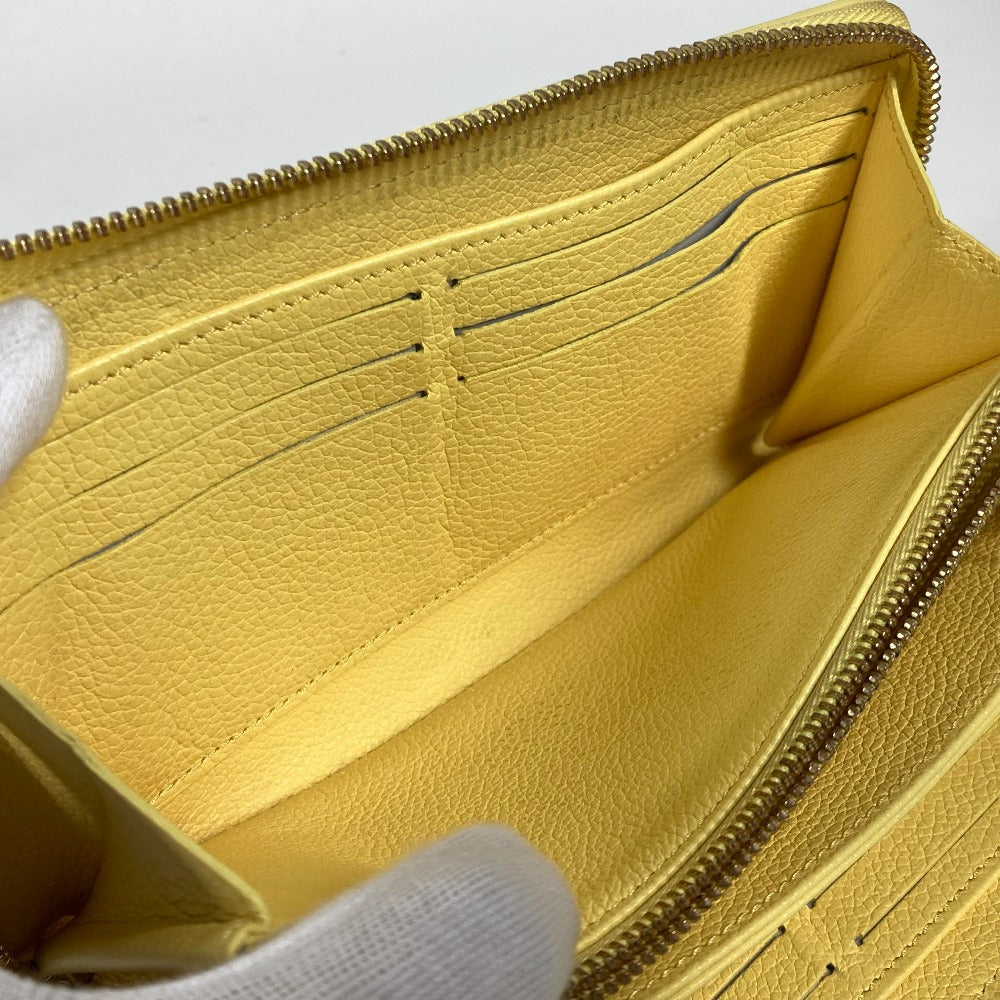 LOUIS VUITTON M81427 モノグラムアンプラント ジッピーウォレット ラウンドファスナー 長財布 モノグラムアンプラントレザー レディース ジョーヌ イエロー - brandshop-reference