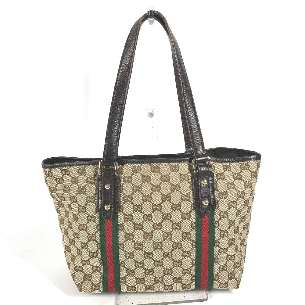 GUCCI 137396 シェリーライン GG カバン トートバッグ 肩掛け ショルダーバッグ GGキャンバス/レザー レディース