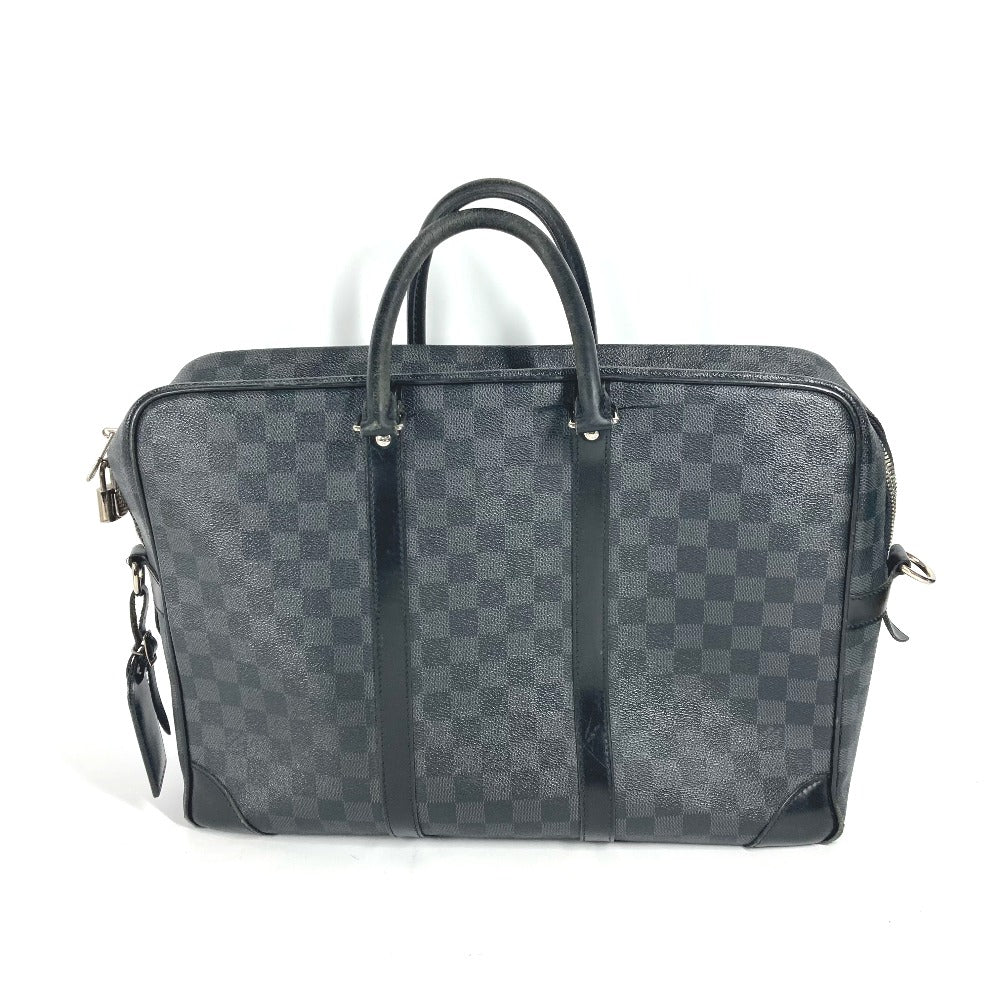 LOUIS VUITTON N41123 ダミエグラフィット ポルトドキュマン ヴォワヤージュGM  PDV ハンドバッグ トートバッグ ビジネスバッグ ダミエグラフィットキャンバス メンズ