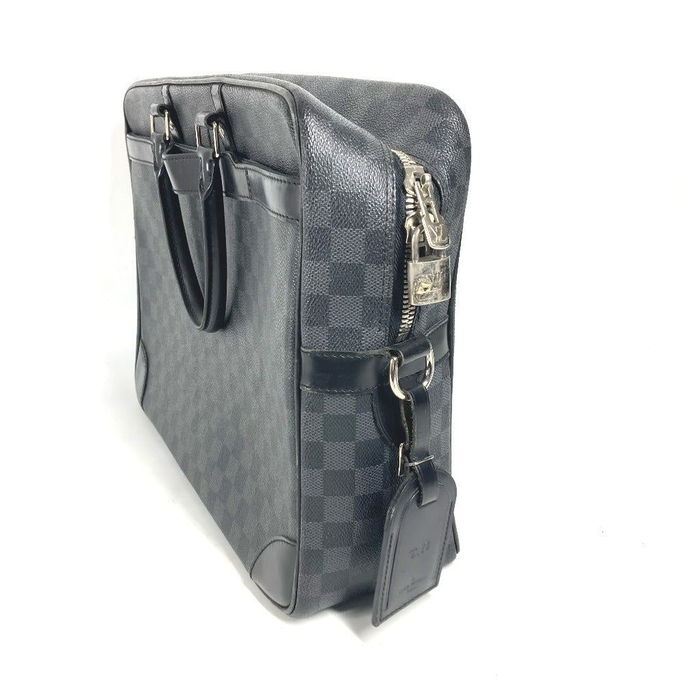 LOUIS VUITTON N41123 ダミエグラフィット ポルトドキュマン ヴォワヤージュGM  PDV ハンドバッグ トートバッグ ビジネスバッグ ダミエグラフィットキャンバス メンズ