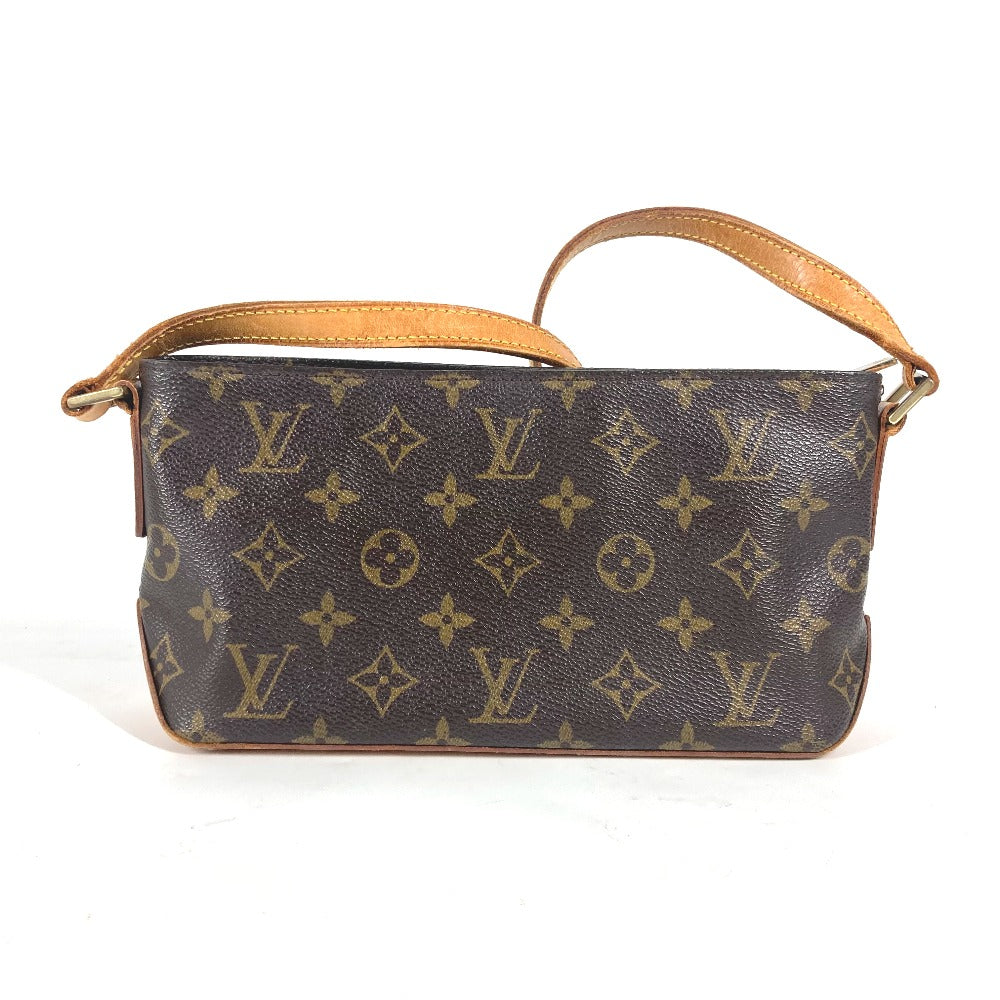 LOUIS VUITTON M51240 モノグラム トロター カバン ポシェット 斜め掛け ショルダーバッグ モノグラムキャンバス レディース