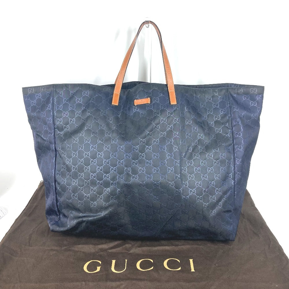 GUCCI 286198 GG カバン トートバッグ 肩掛け ボストンバッグ ショルダーバッグ レザー/ナイロン ユニセックス