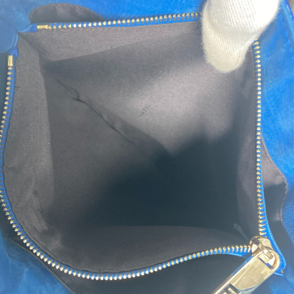 FENDI FFロゴ チェーン ハンドバッグ カバン 肩掛け ショルダーバッグ レザー レディース ブルー