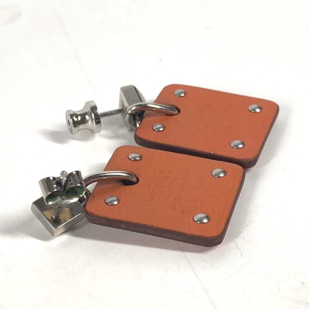 HERMES ハート アスドゥクール PM アクセサリー ピアス メタル レディース シルバー
