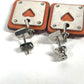 HERMES ハート アスドゥクール PM アクセサリー ピアス メタル レディース シルバー