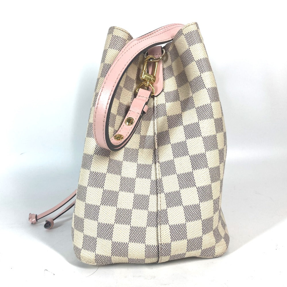 LOUIS VUITTON N40152 ダミエアズール ネオノエ 巾着 カバン バケツ ばけつ ショルダーバッグ ダミエアズールキャンバス レディース オードローズ ホワイト - brandshop-reference