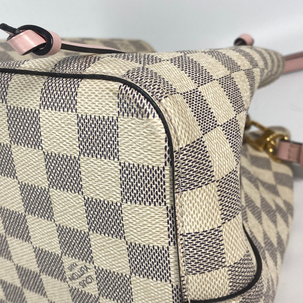 LOUIS VUITTON N40152 ダミエアズール ネオノエ 巾着 カバン バケツ ばけつ ショルダーバッグ ダミエアズールキャンバス レディース オードローズ ホワイト - brandshop-reference
