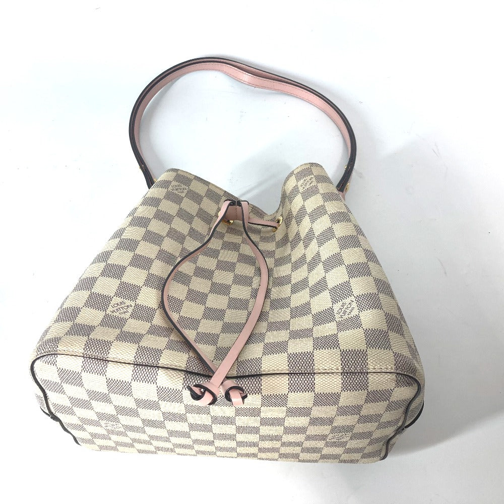 LOUIS VUITTON N40152 ダミエアズール ネオノエ 巾着 カバン バケツ ばけつ ショルダーバッグ ダミエアズールキャンバス レディース オードローズ ホワイト - brandshop-reference