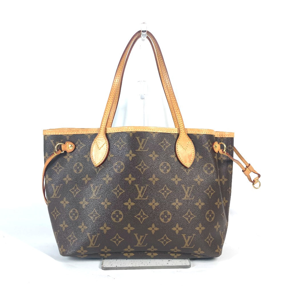 LOUIS VUITTON M41245 モノグラム ネヴァーフルPM トートバッグ カバン 肩掛け ポーチ付き ショルダーバッグ モノグラムキャンバス レディース