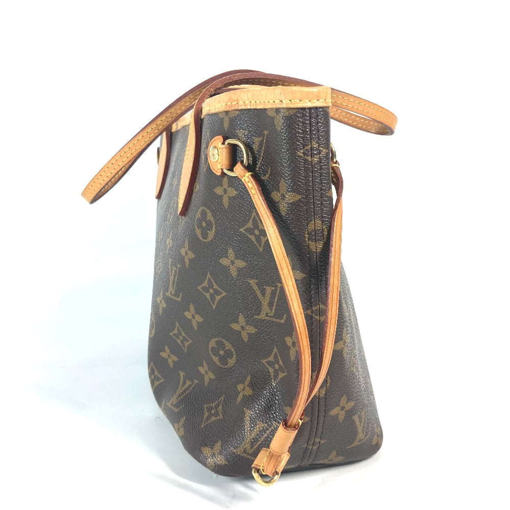 LOUIS VUITTON M41245 モノグラム ネヴァーフルPM トートバッグ カバン 肩掛け ポーチ付き ショルダーバッグ モノグラムキャンバス レディース